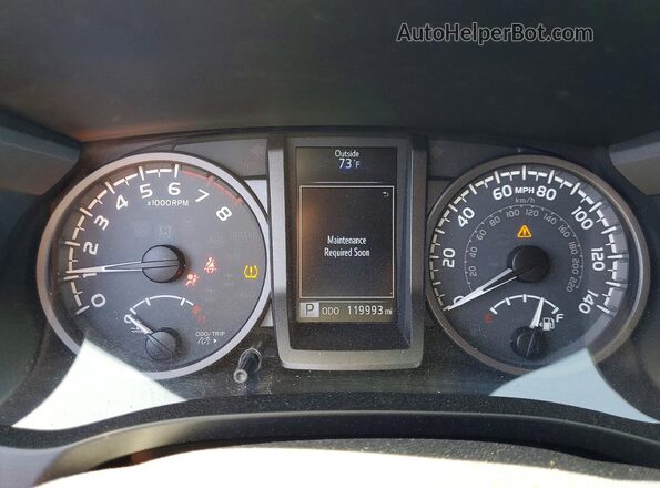 3TMDZ5BN9HM019197 2017 TOYOTA TACOMA Угольный Вид щитка приборов