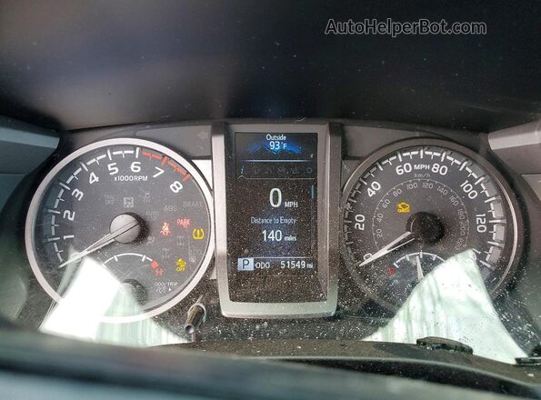 3TMDZ5BNXPM164246 2023 TOYOTA TACOMA Silver Սարքավորումների վահանակի տեսք