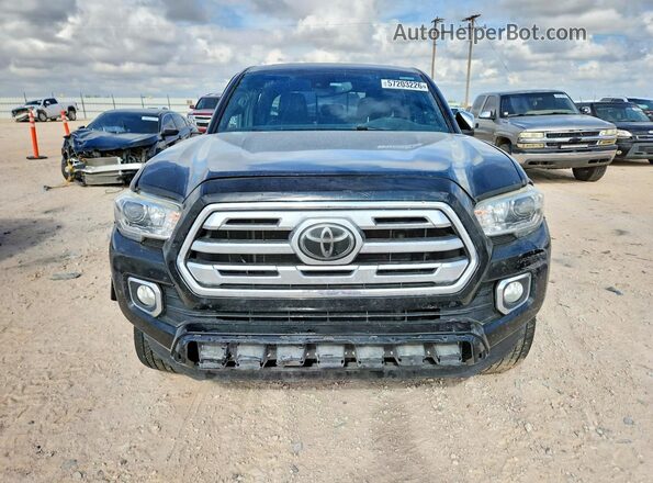 3TMEZ5CN2JM071442 2018 TOYOTA TACOMA Black Widok z przodu