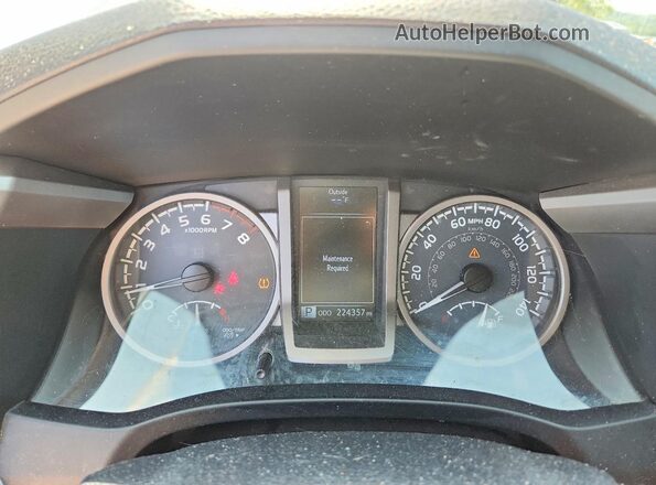 3TMGZ5AN4HM087745 2017 TOYOTA TACOMA Gray Instrument cluster view