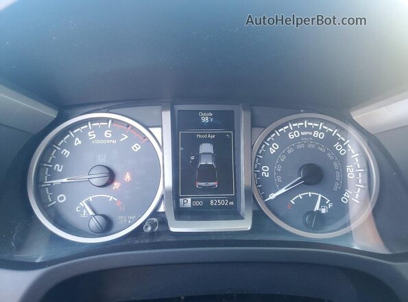 3TMGZ5AN6HM066492 2017 TOYOTA TACOMA Beige Widok zestawu wskaźników