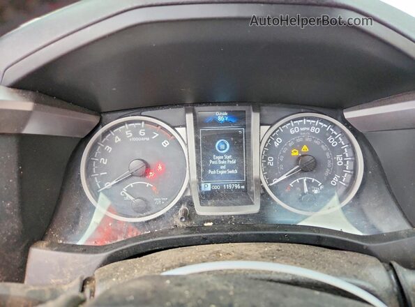 3TMGZ5AN7JM155087 2018 TOYOTA TACOMA White Instrument cluster view