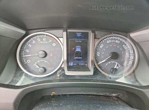 3TMGZ5AN7KM246426 2019 TOYOTA TACOMA Blue ხელსაწყოთა პანელის ხედი