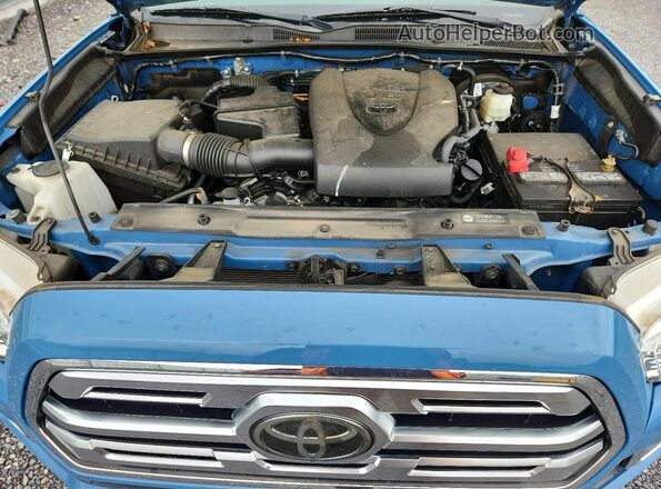 3TMGZ5AN7KM246426 2019 TOYOTA TACOMA Blue უკანა სალონის ხედი