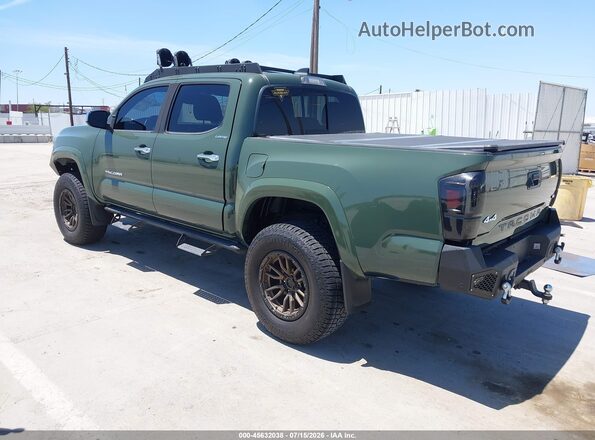 3TMGZ5AN9MM386304 2021 TOYOTA TACOMA Green Trasero izquierdo