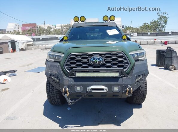 3TMGZ5AN9MM386304 2021 TOYOTA TACOMA Green Vista del cuadro de instrumentos