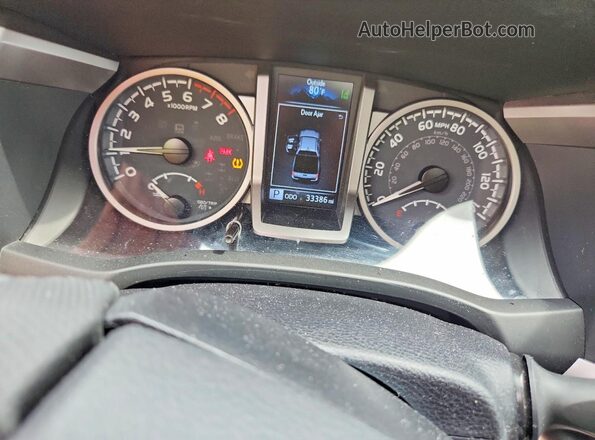 3TMGZ5AN9PM561123 2023 TOYOTA TACOMA Gray Вид щитка приладів