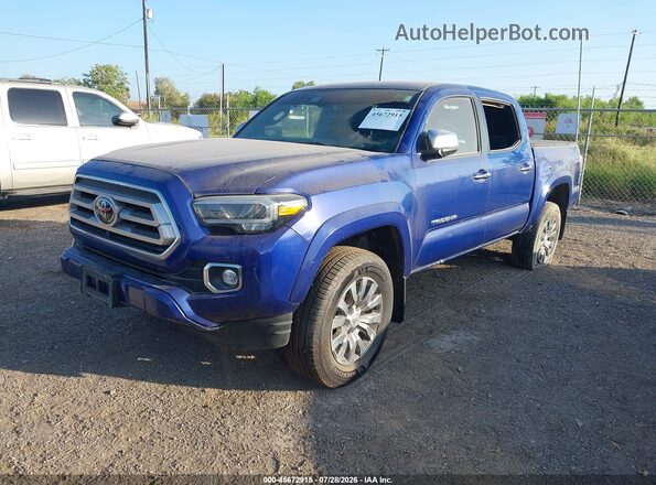 3TMGZ5ANXPM568680 2023 TOYOTA TACOMA Blue Առջևի ձախ երեք քառորդ տեսարան