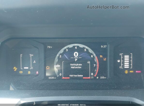 3TMKB5FN1SM045810 2025 TOYOTA TACOMA Black Widok tylnych siedzeń
