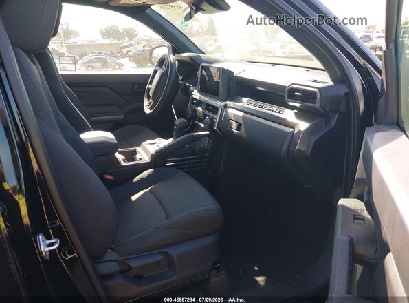 3TMKB5FN1SM045810 2025 TOYOTA TACOMA Black Widok wnętrza z przodu