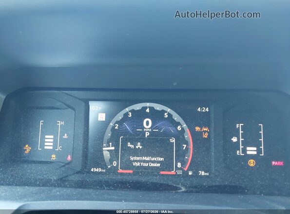 3TMKB5FN2SM049204 2025 TOYOTA TACOMA Белый Вид задних сидений