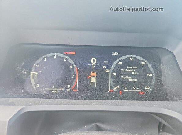 3TMKB5FN3SM026143 2025 TOYOTA TACOMA White Widok zestawu wskaźników