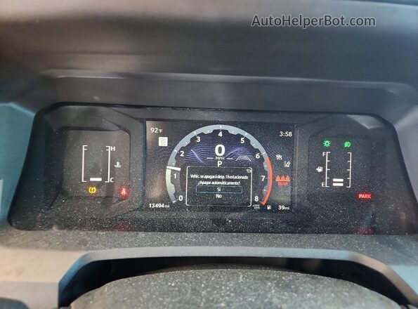 3TMKB5FN3SM049373 2025 TOYOTA TACOMA White Widok zestawu wskaźników