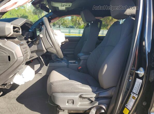 3TMKB5FN7SM047027 2025 TOYOTA TACOMA Black Widok wnętrza z przodu