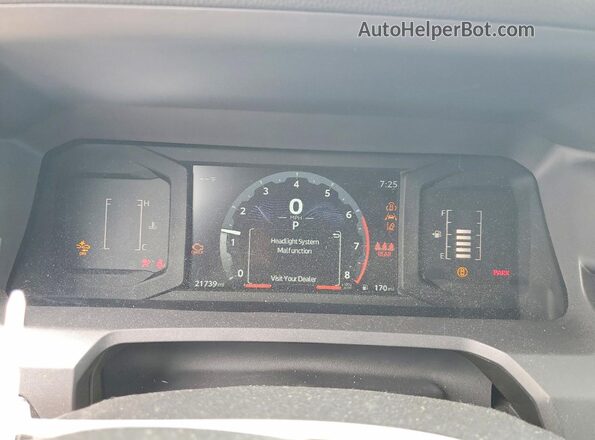 3TMKB5FN8RM022809 2024 TOYOTA TACOMA Белый Вид щитка приборов