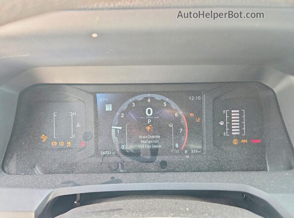 3TMKB5FN8SM025585 2025 TOYOTA TACOMA Black Widok zestawu wskaźników
