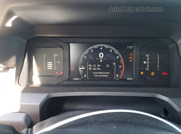 3TMKB5FN8TM055770 2026 TOYOTA TACOMA Charcoal Вид щитка приладів