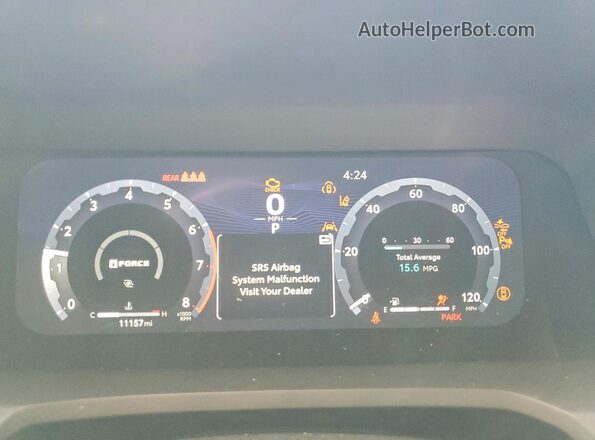 3TMLB5FN1SM034214 2025 TOYOTA TACOMA Black Սարքավորումների վահանակի տեսք