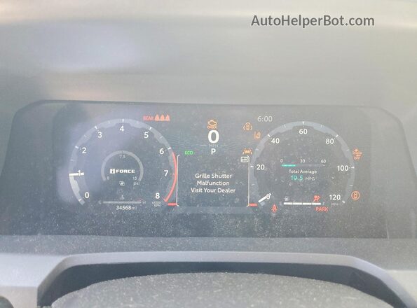 3TMLB5JN0RM003618 2024 TOYOTA TACOMA White Widok zestawu wskaźników