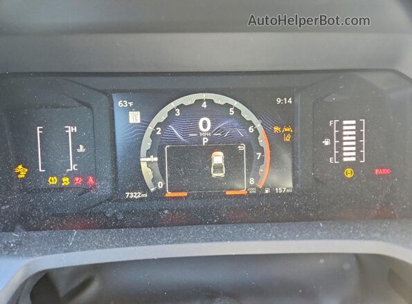 3TMLB5JN0SM153301 2025 TOYOTA TACOMA Silver Instrument cluster view