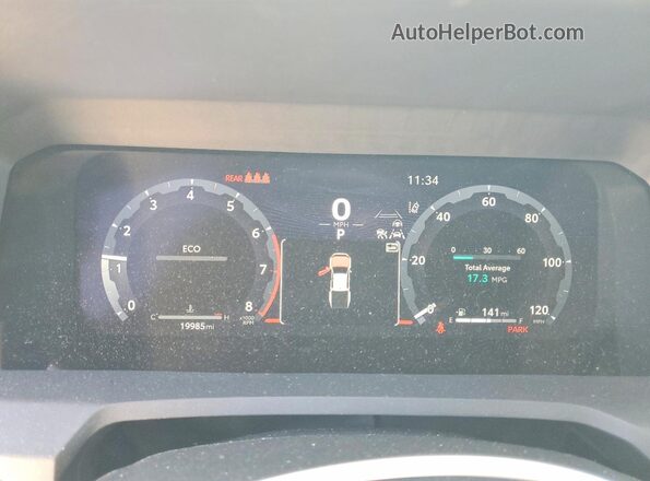 3TMLB5JN1RM015096 2024 TOYOTA TACOMA White Вид щитка приладів