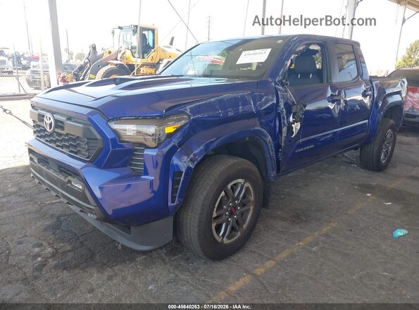 3TMLB5JN1RM041598 2024 TOYOTA TACOMA Dark Blue წინა მარცხენა ხედი სამი მეოთხედიდან