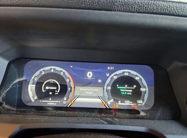 3TMLB5JN1RM062855 2024 TOYOTA TACOMA Green Вид щитка приладів