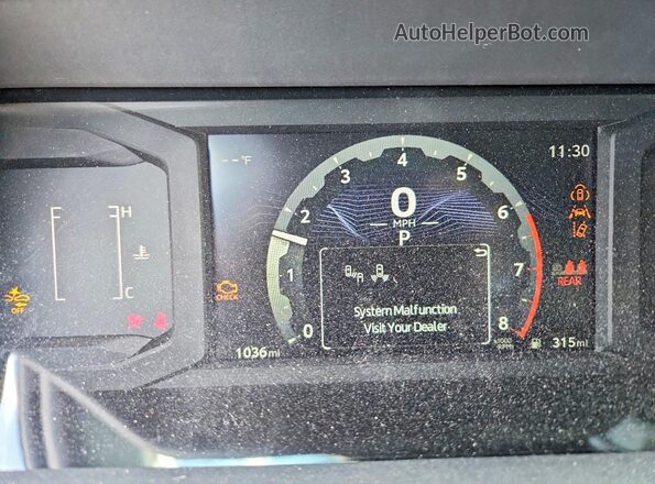 3TMLB5JN1TM221316 2026 TOYOTA TACOMA Gray Սարքավորումների վահանակի տեսք