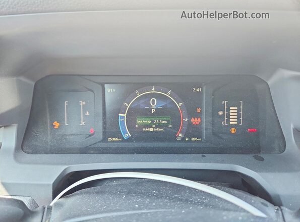 3TMLB5JN2RM006486 2024 TOYOTA TACOMA White Widok zestawu wskaźników