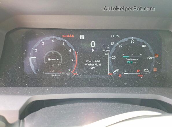 3TMLB5JN2RM043912 2024 TOYOTA TACOMA White Widok zestawu wskaźników