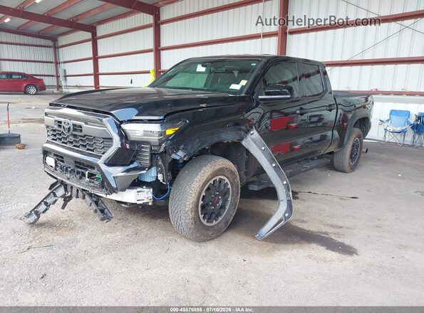 3TMLB5JN2SM162016 2025 TOYOTA TACOMA Black Առջևի ձախ երեք քառորդ տեսարան