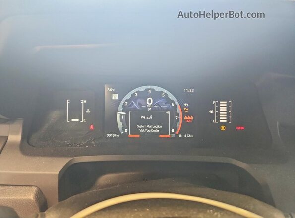 3TMLB5JN3RM059228 2024 TOYOTA TACOMA Blue Widok zestawu wskaźników