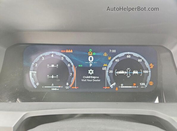 3TMLB5JN3TM257055 2026 TOYOTA TACOMA Серый Вид щитка приборов