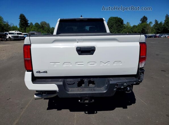 3TMLB5JN4RM043202 2024 TOYOTA TACOMA White Вид ззаду