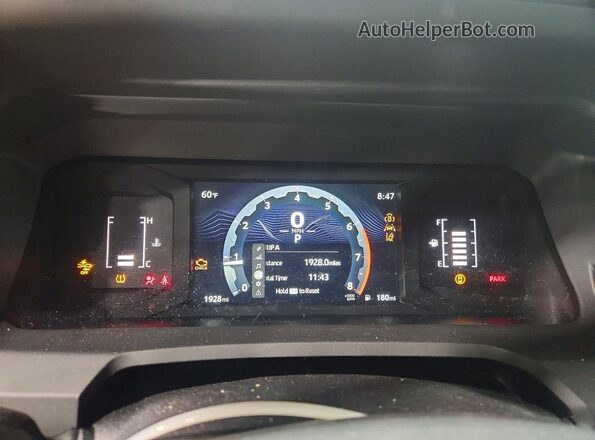 3TMLB5JN4TM240250 2026 TOYOTA TACOMA White Սարքավորումների վահանակի տեսք