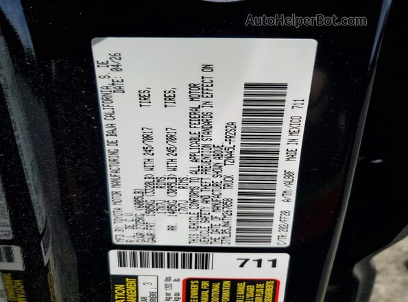3TMLB5JN4TM267058 2026 TOYOTA TACOMA Black Շարժիչի բաժամունքի տեսք