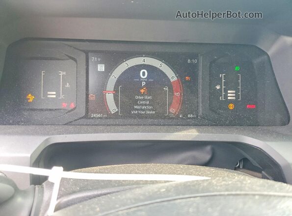 3TMLB5JN5SM130581 2025 TOYOTA TACOMA Silver Սարքավորումների վահանակի տեսք