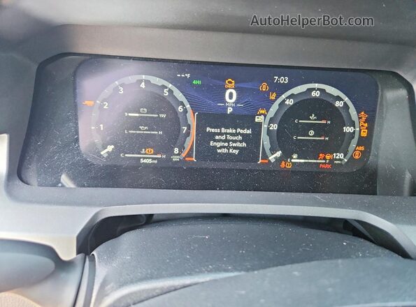 3TMLB5JN5SM202816 2025 TOYOTA TACOMA Black Instrument cluster view
