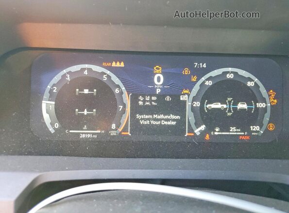 3TMLB5JN6RM067128 2024 TOYOTA TACOMA Gray Սարքավորումների վահանակի տեսք