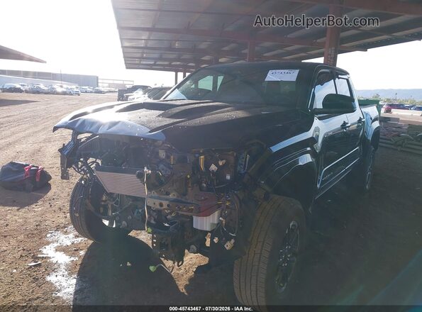 3TMLB5JN6SM102188 2025 TOYOTA TACOMA Black წინა მარცხენა ხედი სამი მეოთხედიდან
