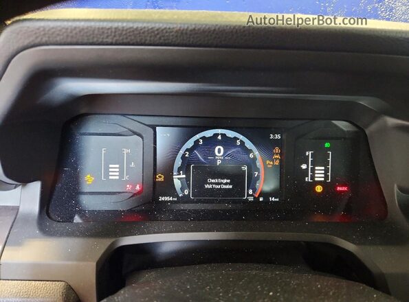 3TMLB5JN6SM126264 2025 TOYOTA TACOMA Blue Widok zestawu wskaźników