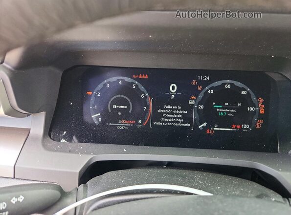 3TMLB5JN7SM121803 2025 TOYOTA TACOMA White Սարքավորումների վահանակի տեսք