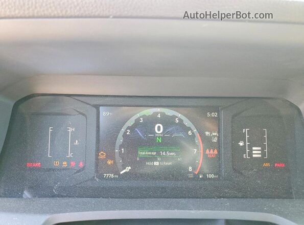 3TMLB5JN7SM197859 2025 TOYOTA TACOMA Белый Вид щитка приборов