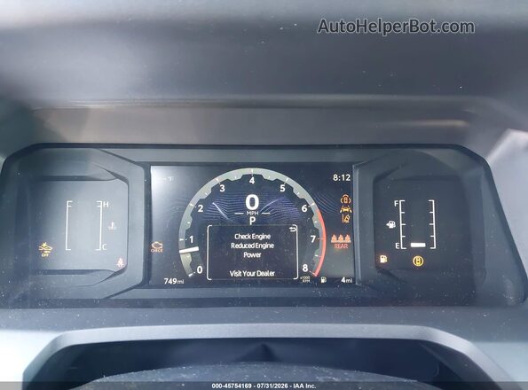 3TMLB5JN7TM223345 2026 TOYOTA TACOMA White უკანა სავარძლების ხედი