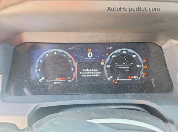 3TMLB5JN8RM054980 2024 TOYOTA TACOMA White Widok zestawu wskaźników