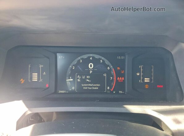 3TMLB5JN8RM061847 2024 TOYOTA TACOMA Black Widok zestawu wskaźników
