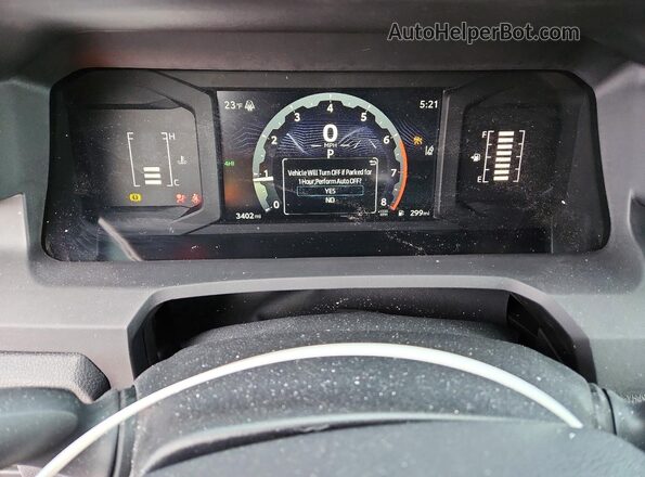 3TMLB5JN8SM207931 2025 TOYOTA TACOMA Gray Vista del cuadro de instrumentos