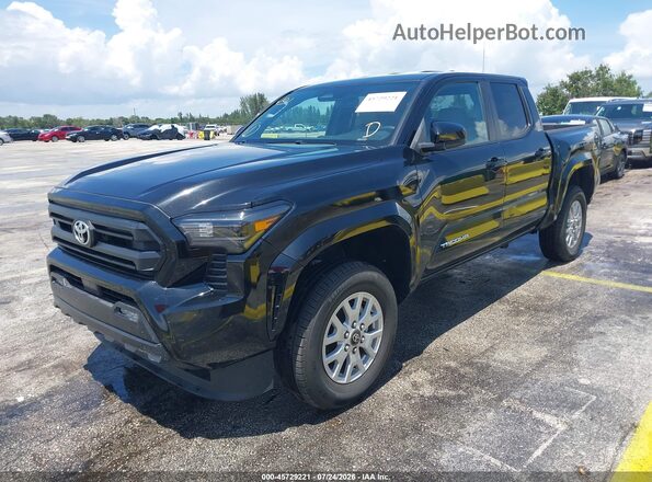 3TMLB5JN9RM036407 2024 TOYOTA TACOMA Black Առջևի ձախ երեք քառորդ տեսարան
