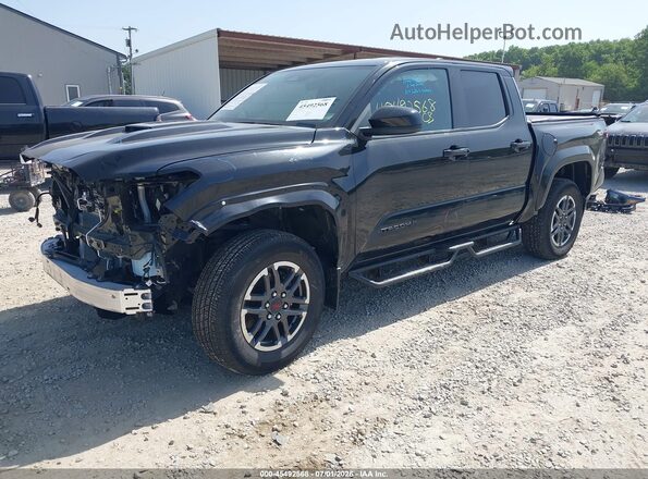 3TMLB5JN9RM044930 2024 TOYOTA TACOMA Black წინა მარცხენა ხედი სამი მეოთხედიდან