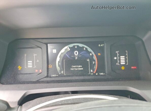 3TMLB5JN9TM220074 2026 TOYOTA TACOMA Белый Вид щитка приборов